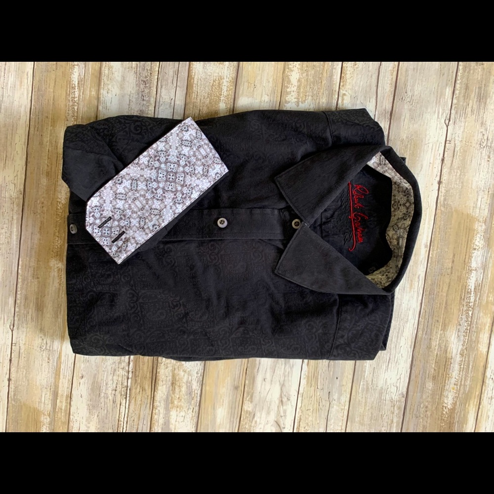 Robert Graham Black dress shirt